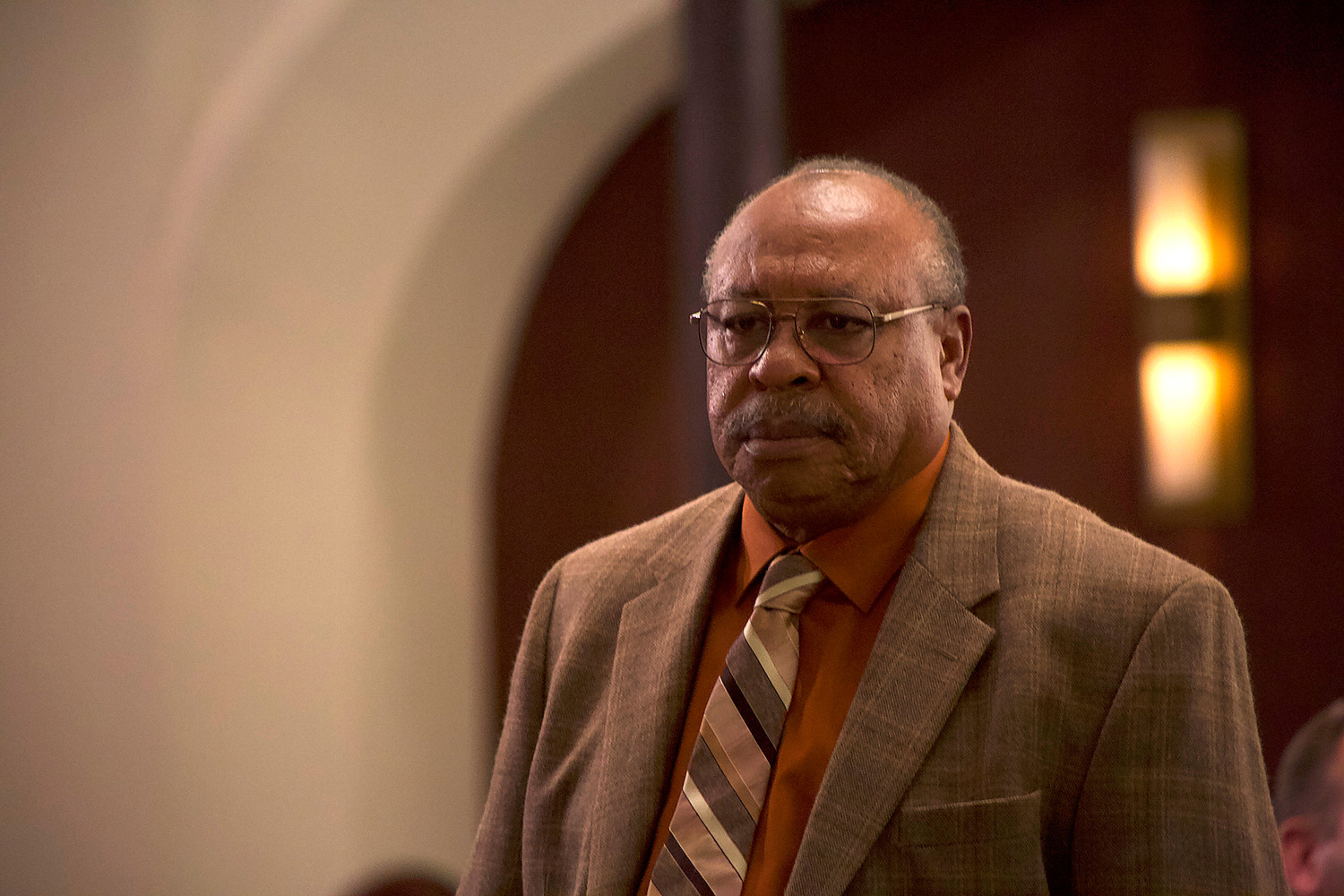 Earl Billings stars in a scene from the movie “Gosnell: The Trial of America’s Biggest Serial Killer.” The Catholic News Service classification is A-III — adults. The Motion Picture Association of America rating is PG-13 — parents strongly cautioned. Some material may be inappropriate for children under 13.